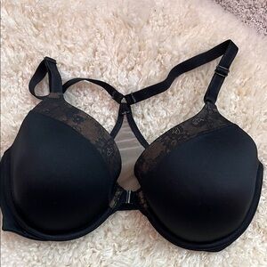 Lacy Detail Full Coverage Bra with Molded Cups